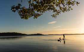 SUP in direkter Nähe